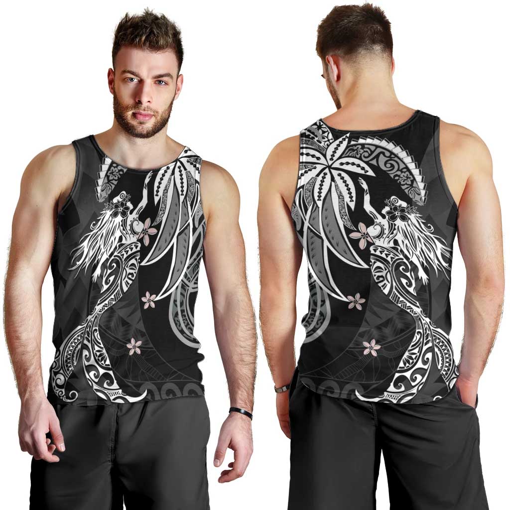 Polynesian Mermaid Plumeria Tribal Tattoo Men Tank Top LT01 - Polynesian Pride