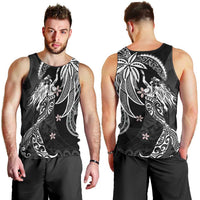 Polynesian Mermaid Plumeria Tribal Tattoo Men Tank Top LT01 - Polynesian Pride