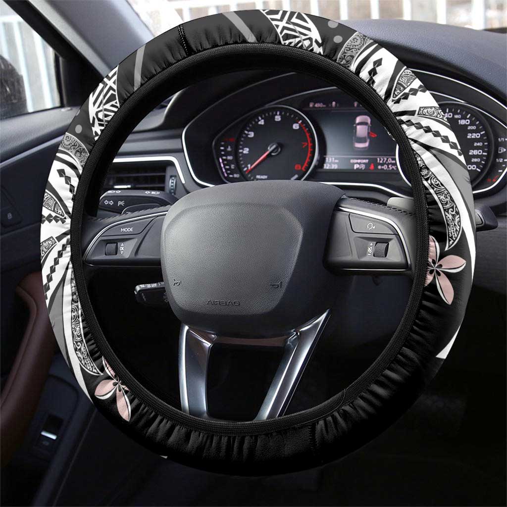 Polynesian Mermaid Plumeria Tribal Tattoo Steering Wheel Cover LT01 - Polynesian Pride