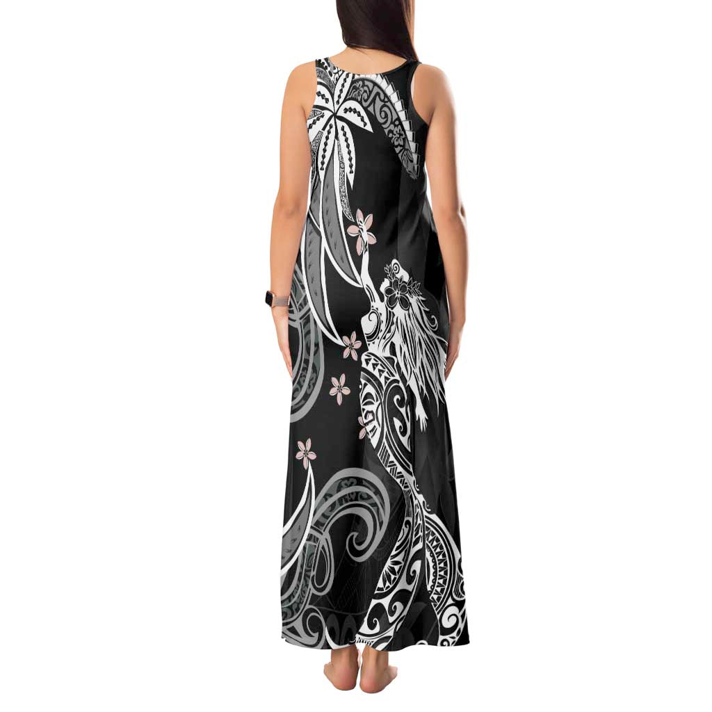Polynesian Mermaid Plumeria Tribal Tattoo Tank Maxi Dress LT01 - Polynesian Pride