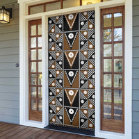 Fiji Brown Masi Pattern Door Cover Fijian Tapa LT01 - Polynesian Pride