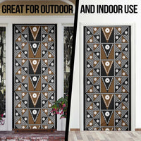 Fiji Brown Masi Pattern Door Cover Fijian Tapa LT01 - Polynesian Pride