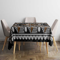 Fiji Brown Masi Pattern Tablecloth Fijian Tapa LT01 - Polynesian Pride