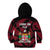 Fiji Rugby Kid Hoodie Flying Fijians Red Palm Tree Version LT01 - Polynesian Pride