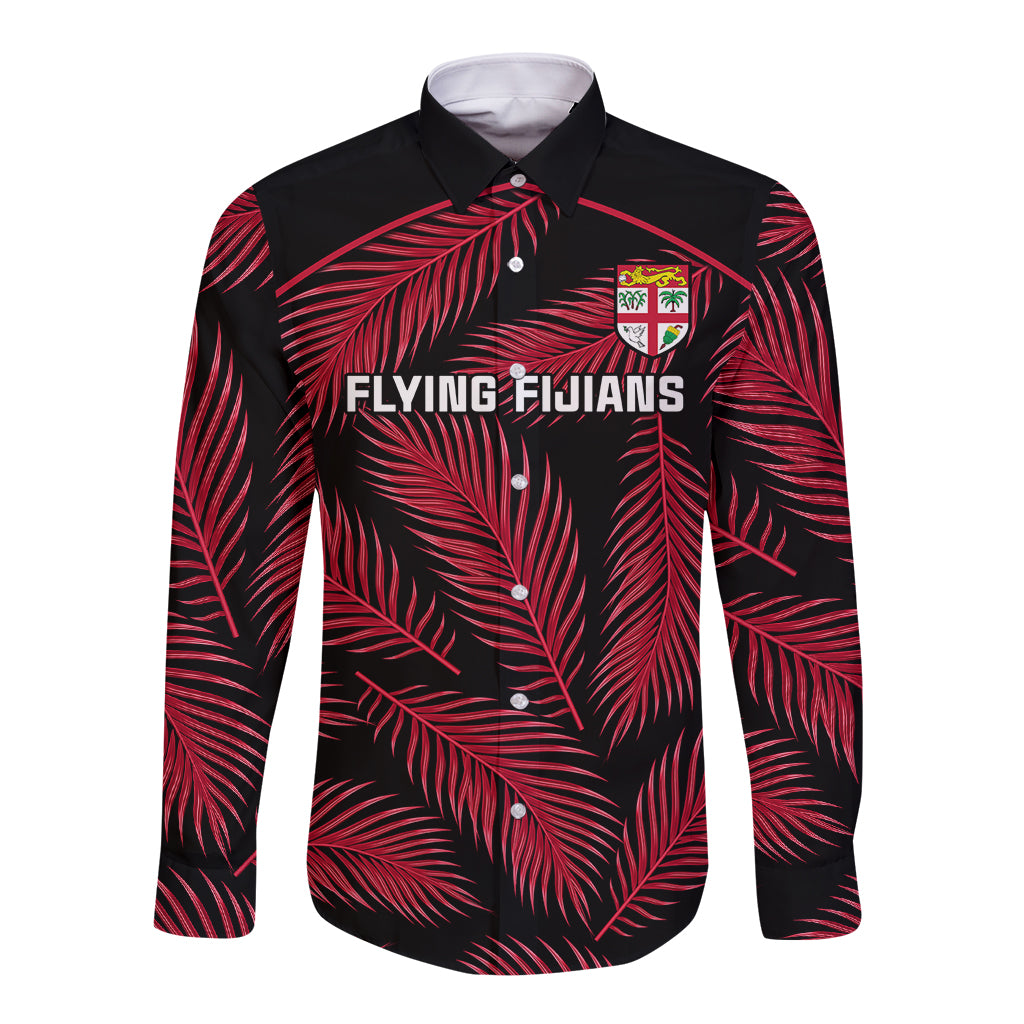 custom-fiji-rugby-long-sleeve-button-shirt-flying-fijians-red-palm-tree-version