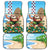 Hawaii Christmas Santa Claus Car Mats Mele Kalikimaka Tropical Beach