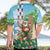 Hawaii Christmas Santa Claus Hawaiian Shirt Mele Kalikimaka Tropical Beach