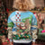 Hawaii Christmas Santa Claus Kid Ugly Christmas Sweater Mele Kalikimaka Tropical Beach