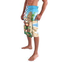 Hawaii Christmas Santa Claus Lavalava Mele Kalikimaka Tropical Beach LT01 - Polynesian Pride