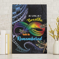 Polynesian Memorial Canvas Wall Art As Long As I Breathe You'll Be Remembered LT01 Without Frame Colorful - Polynesian Pride