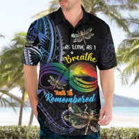 Personalised Polynesian Memorial Hawaiian Shirt As Long As I Breathe You'll Be Remembered LT01 - Polynesian Pride