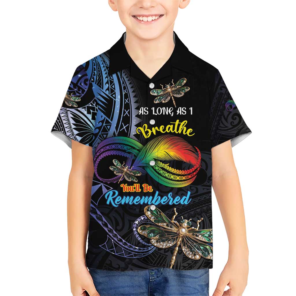 Personalised Polynesian Memorial Hawaiian Shirt As Long As I Breathe You'll Be Remembered LT01 - Polynesian Pride