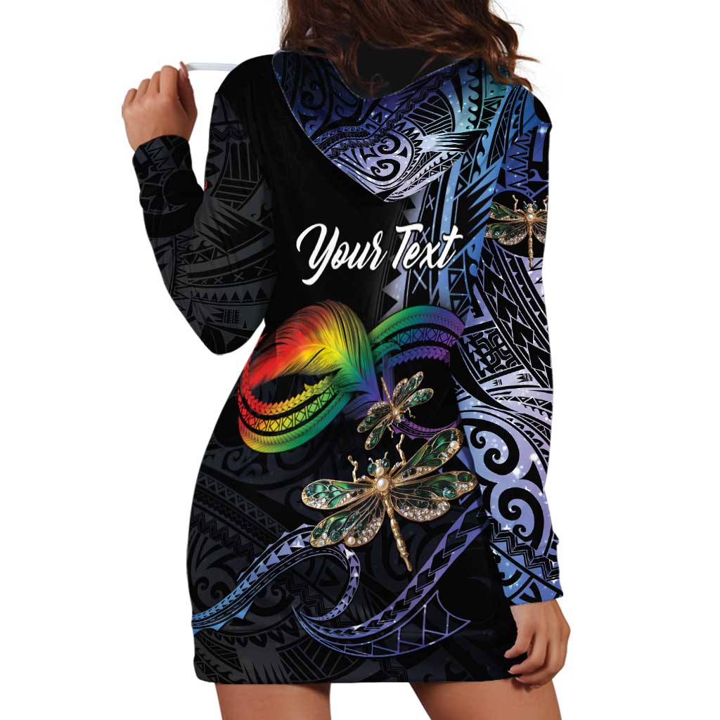 Personalised Polynesian Memorial Hoodie Dress As Long As I Breathe You'll Be Remembered LT01 - Polynesian Pride