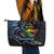 Polynesian Memorial Leather Tote Bag As Long As I Breathe You'll Be Remembered