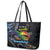 Polynesian Memorial Leather Tote Bag As Long As I Breathe You'll Be Remembered