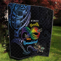 Polynesian Memorial Quilt As Long As I Breathe You'll Be Remembered