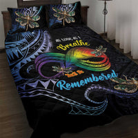 Polynesian Memorial Quilt Bed Set As Long As I Breathe You'll Be Remembered LT01 Colorful - Polynesian Pride