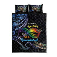 Polynesian Memorial Quilt Bed Set As Long As I Breathe You'll Be Remembered LT01 - Polynesian Pride