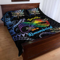 Polynesian Memorial Quilt Bed Set As Long As I Breathe You'll Be Remembered LT01 - Polynesian Pride
