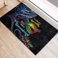 Polynesian Memorial Rubber Doormat As Long As I Breathe You'll Be Remembered LT01 - Polynesian Pride