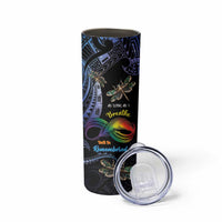 Personalised Polynesian Memorial Skinny Tumbler As Long As I Breathe You'll Be Remembered