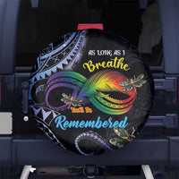 Polynesian Memorial Spare Tire Cover As Long As I Breathe You'll Be Remembered LT01 - Polynesian Pride