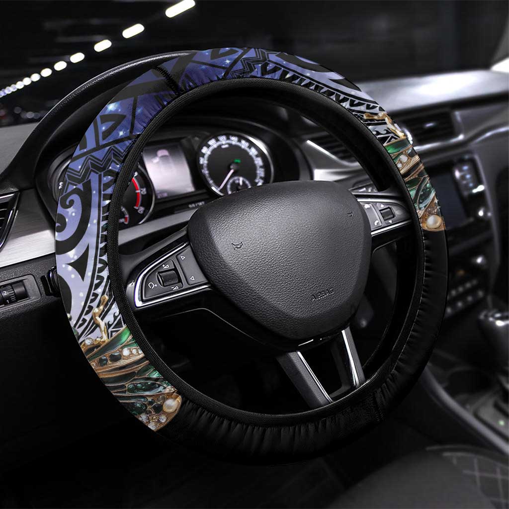 Polynesian Memorial Steering Wheel Cover As Long As I Breathe You'll Be Remembered