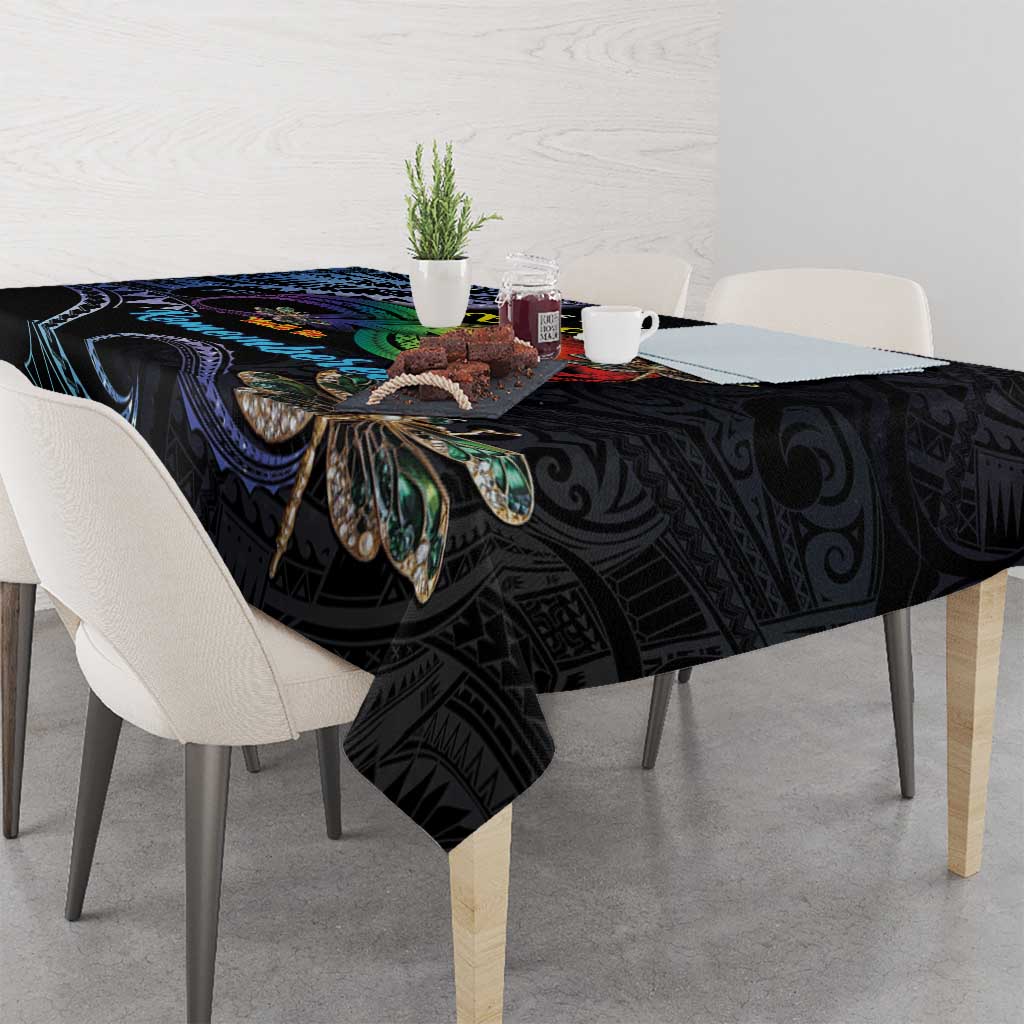 Polynesian Memorial Tablecloth As Long As I Breathe You'll Be Remembered LT01 - Polynesian Pride