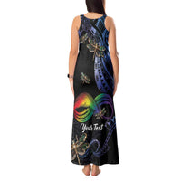 Personalised Polynesian Memorial Tank Maxi Dress As Long As I Breathe You'll Be Remembered LT01 - Polynesian Pride