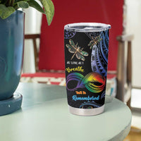 Polynesian Memorial Tumbler Cup As Long As I Breathe You'll Be Remembered LT01 - Polynesian Pride