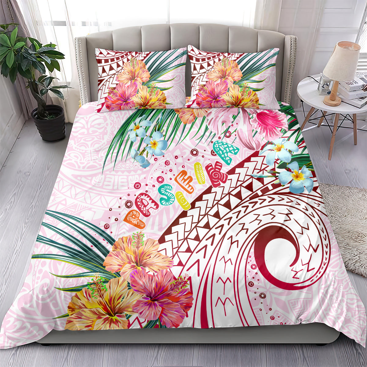 Pasifika Festival Bedding Set Tribal Pattern Tropical Style LT01 - Polynesian Pride