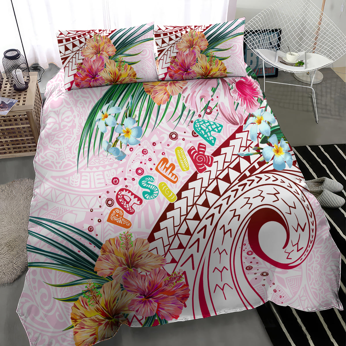Pasifika Festival Bedding Set Tribal Pattern Tropical Style LT01 - Polynesian Pride