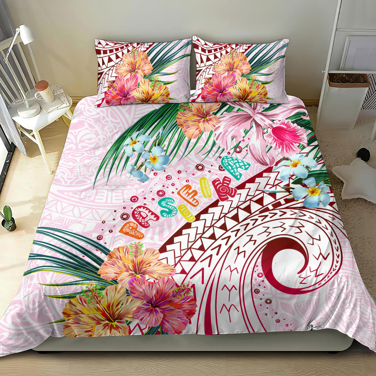 Pasifika Festival Bedding Set Tribal Pattern Tropical Style LT01 - Polynesian Pride