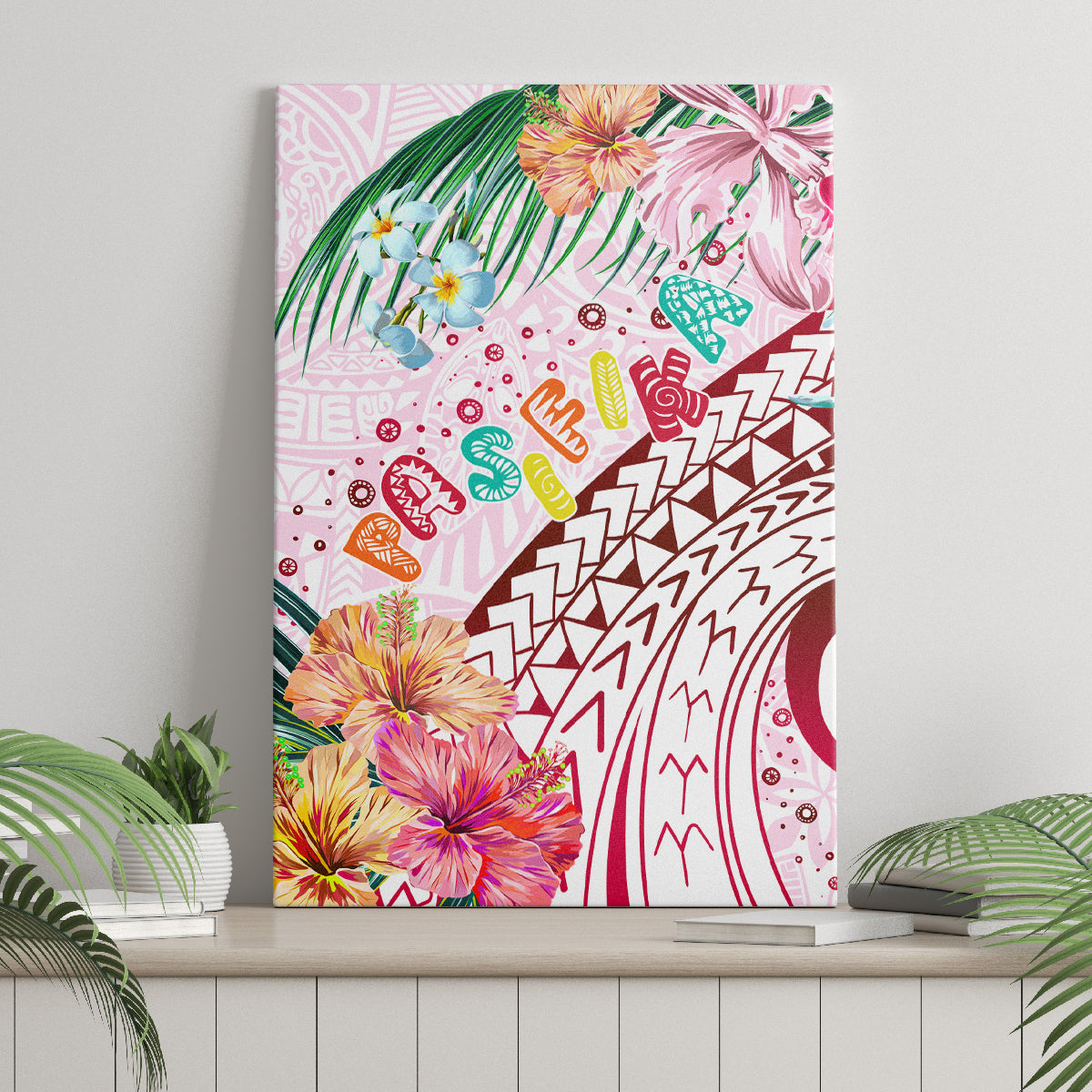 Pasifika Festival Canvas Wall Art Tribal Pattern Tropical Style LT01 - Polynesian Pride
