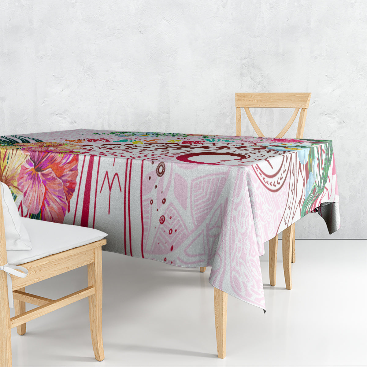 Pasifika Festival Tablecloth Tribal Pattern Tropical Style LT01 - Polynesian Pride