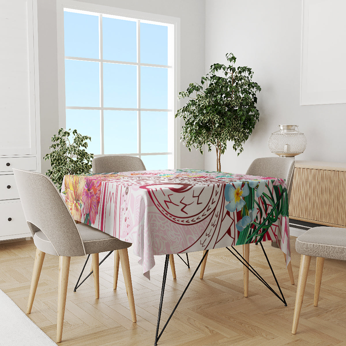 Pasifika Festival Tablecloth Tribal Pattern Tropical Style LT01 - Polynesian Pride