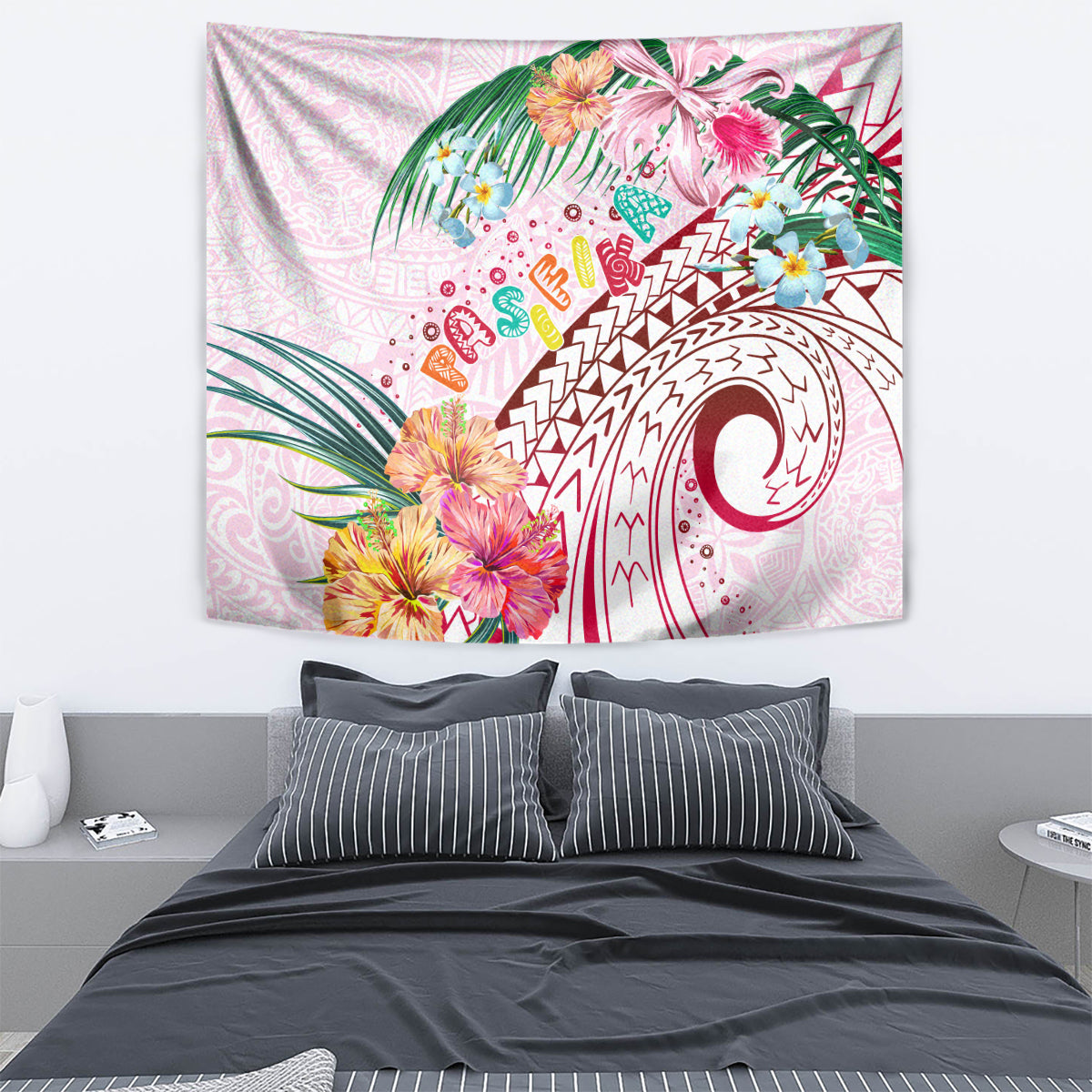 Pasifika Festival Tapestry Tribal Pattern Tropical Style LT01 - Polynesian Pride