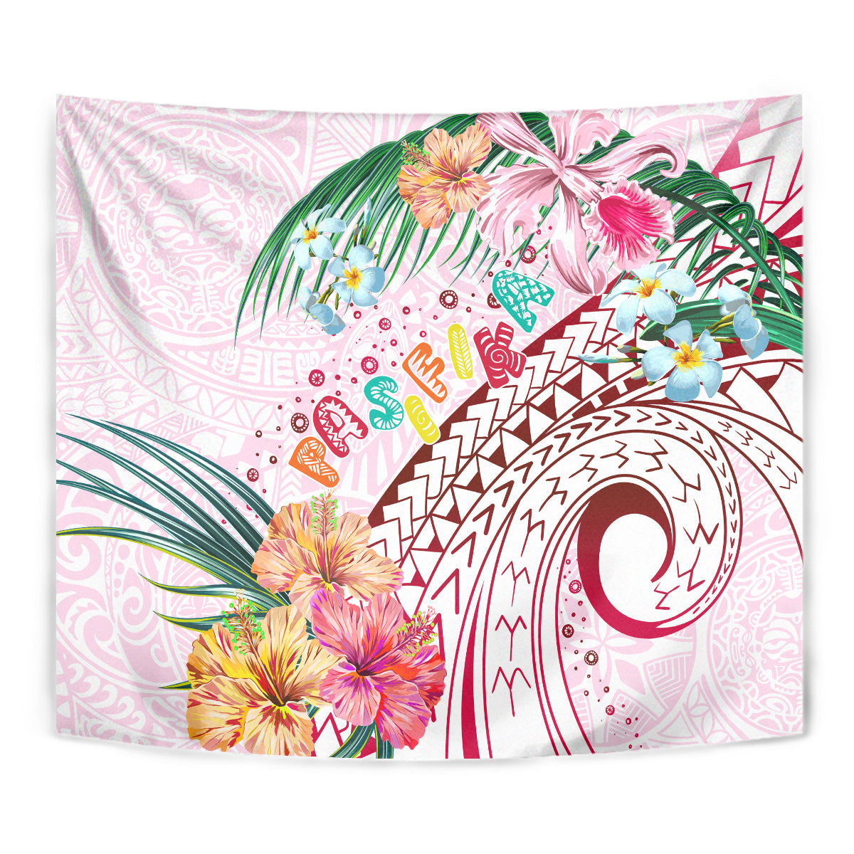 Pasifika Festival Tapestry Tribal Pattern Tropical Style LT01 - Polynesian Pride