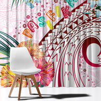 Pasifika Festival Window Curtain Tribal Pattern Tropical Style LT01 - Polynesian Pride
