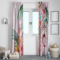 Pasifika Festival Window Curtain Tribal Pattern Tropical Style LT01 - Polynesian Pride