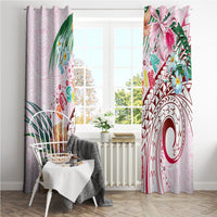 Pasifika Festival Window Curtain Tribal Pattern Tropical Style LT01 - Polynesian Pride