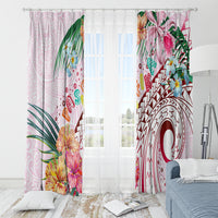 Pasifika Festival Window Curtain Tribal Pattern Tropical Style LT01 - Polynesian Pride