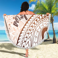 Pasifika Festival Beach Blanket Vintage Tribal Pattern LT01 - Polynesian Pride