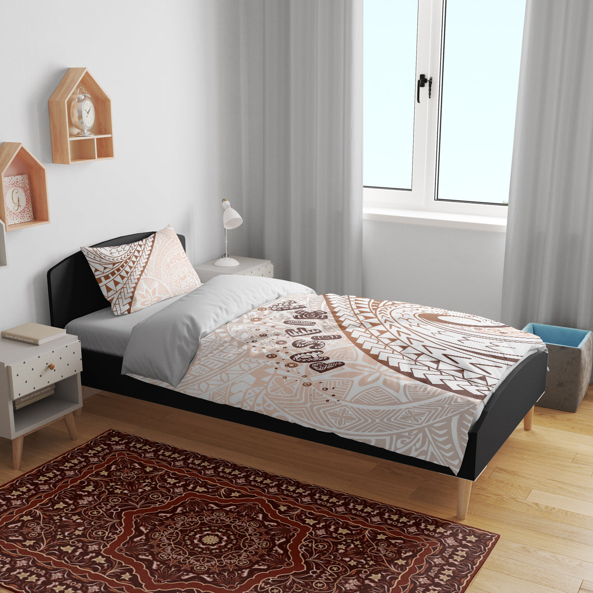Pasifika Festival Bedding Set Vintage Tribal Pattern LT01 - Polynesian Pride