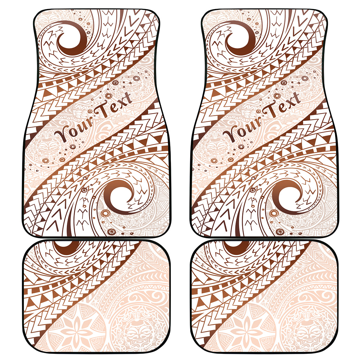 Pasifika Festival Car Mats Vintage Tribal Pattern LT01 - Polynesian Pride