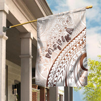 Pasifika Festival Garden Flag Vintage Tribal Pattern LT01 House Flag Brown - Polynesian Pride