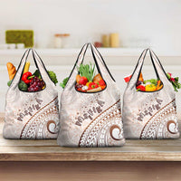 Pasifika Festival Grocery Bag Vintage Tribal Pattern LT01 3-pack One Size Brown - Polynesian Pride