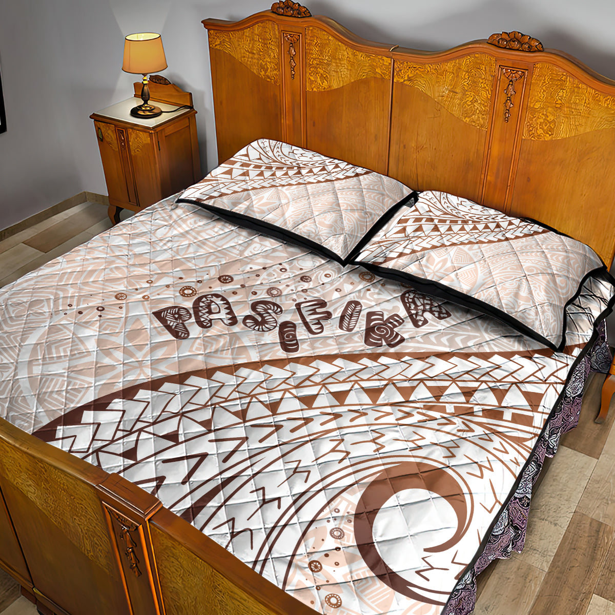 Pasifika Festival Quilt Bed Set Vintage Tribal Pattern LT01 - Polynesian Pride