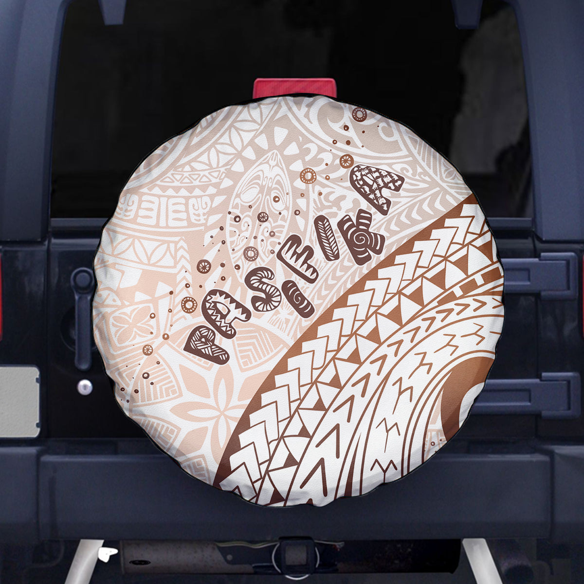 Pasifika Festival Spare Tire Cover Vintage Tribal Pattern LT01 - Polynesian Pride