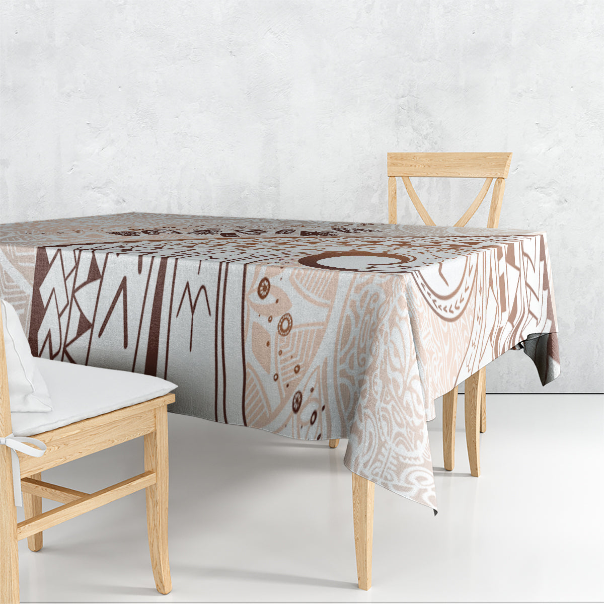 Pasifika Festival Tablecloth Vintage Tribal Pattern LT01 - Polynesian Pride